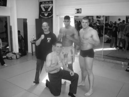 philippe laurent,Alistair Overeem,francois bertolami et fred mastro 
