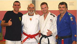 Frederic mastro, Flavio Berhing, Frank Beels et Patrick Chaput 