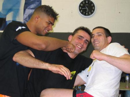 alistair overeem,martin de jongh et fred mastro 